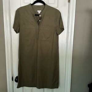 J Crew shirt dress size S